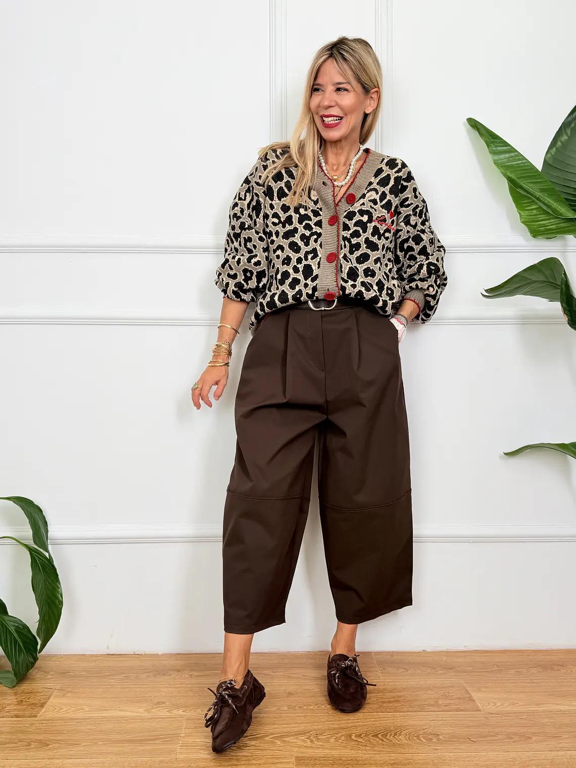 Clelia Pants Brown 6551    2