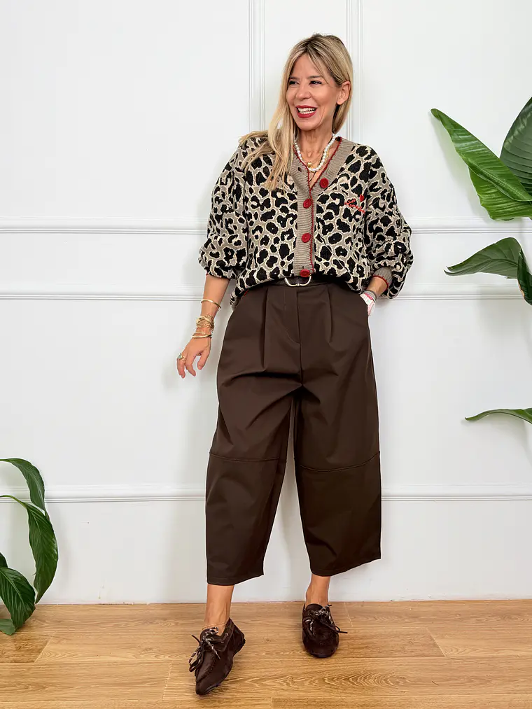 Clelia Pants Brown 6551    2