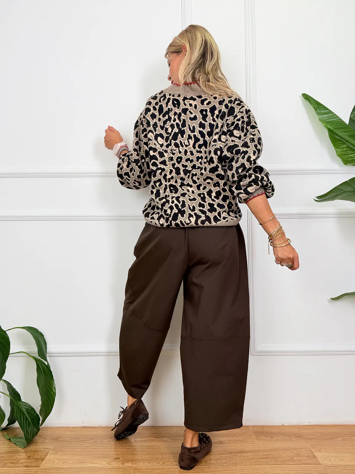 Clelia Pants Brown 6551    3