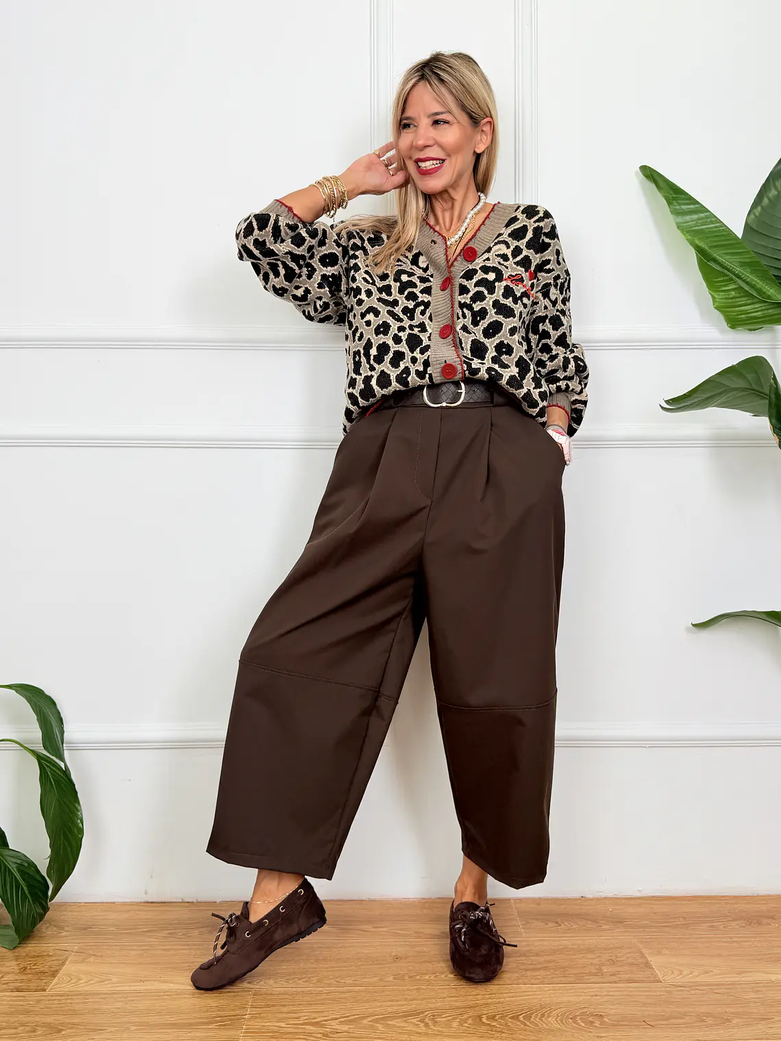 Clelia Pants Brown 6551    1