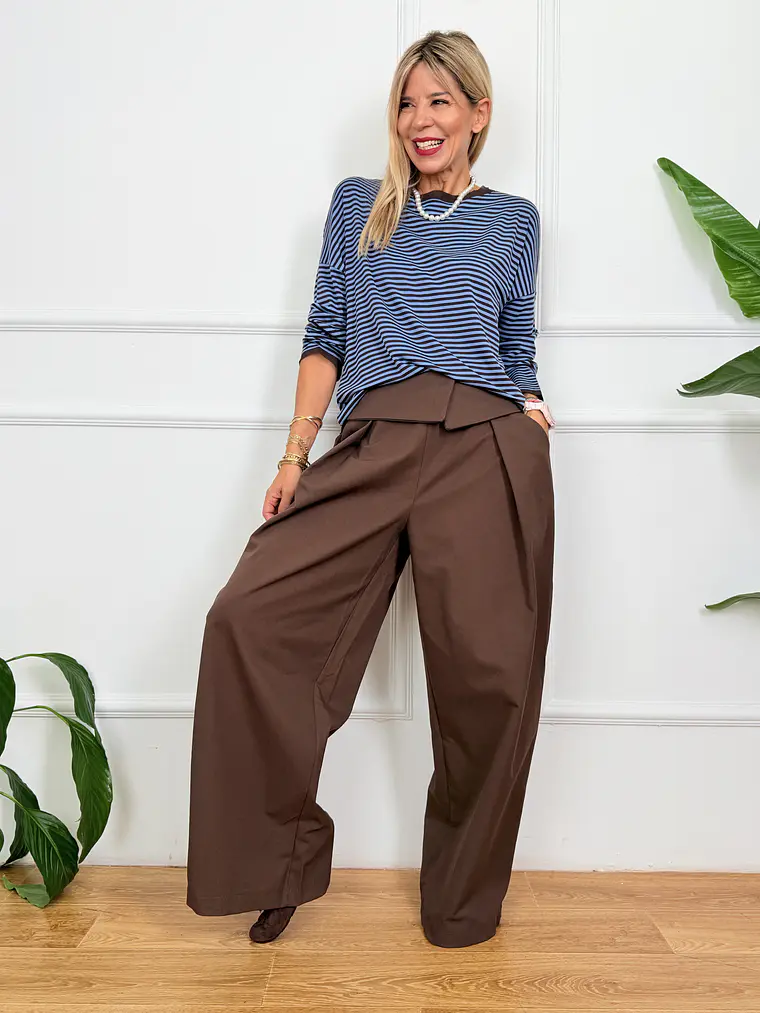 Monday Blouse Blue M22465A 2