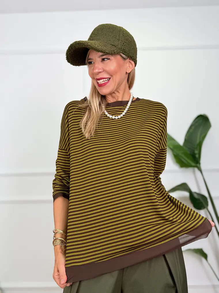Monday Blouse Lime M22465A  1