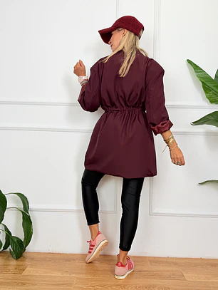 Jenny Trench Coat Wine 89992