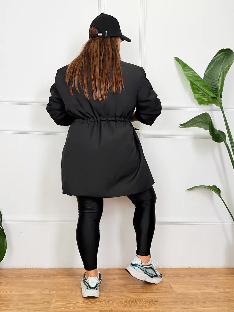 Jenny Trench Coat Black 89992  3