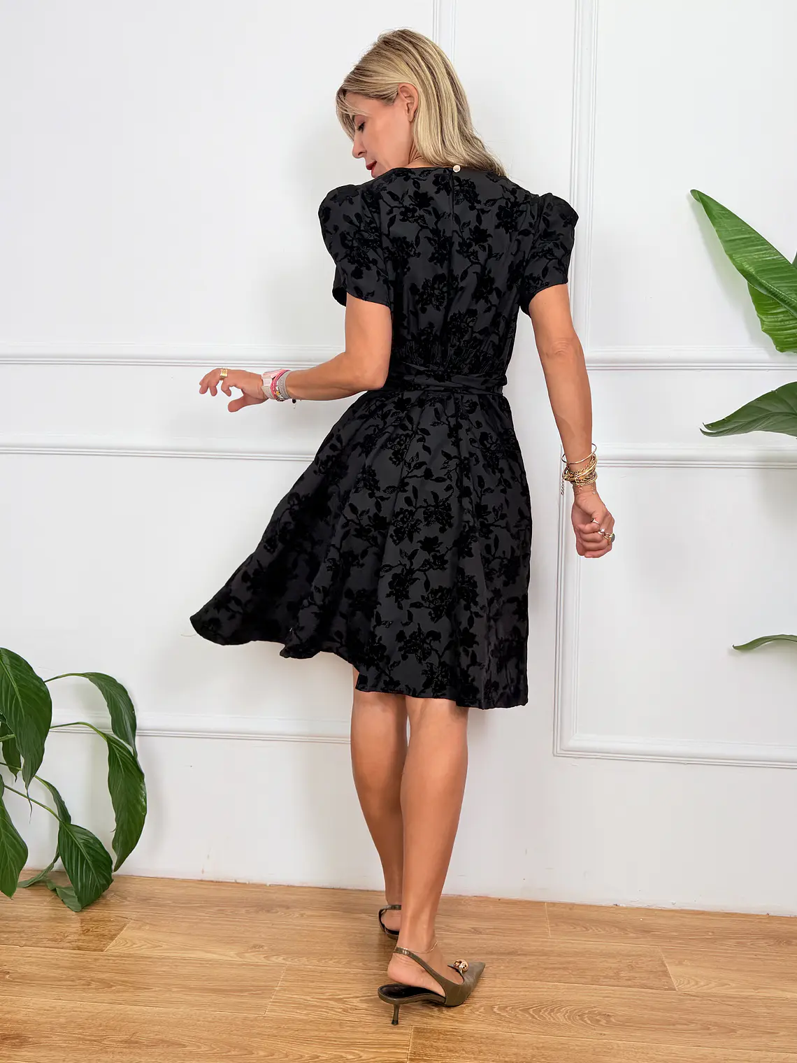 Hélène Mini Dress Black 59319  4