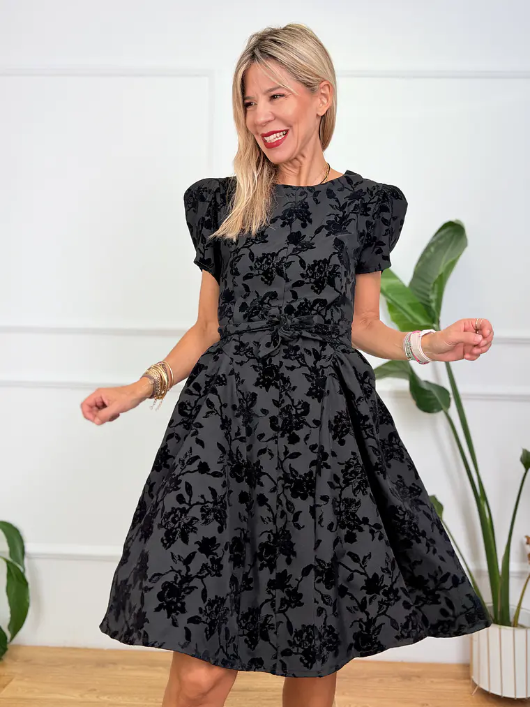 Hélène Mini Dress Black 59319  2