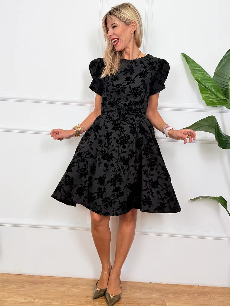 Hélène Mini Dress Black 59319  1