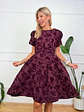 Hélène Mini Dress Wine 59319 - thumbnail 2