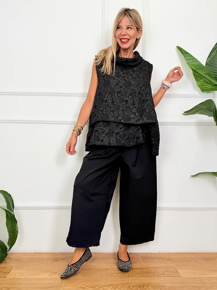 Pierre Blouse Black 53408  3