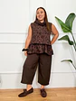 Pierre Blouse Brown 53408 - thumbnail 4