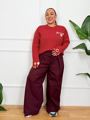 Rodin Sweater Red 7337  