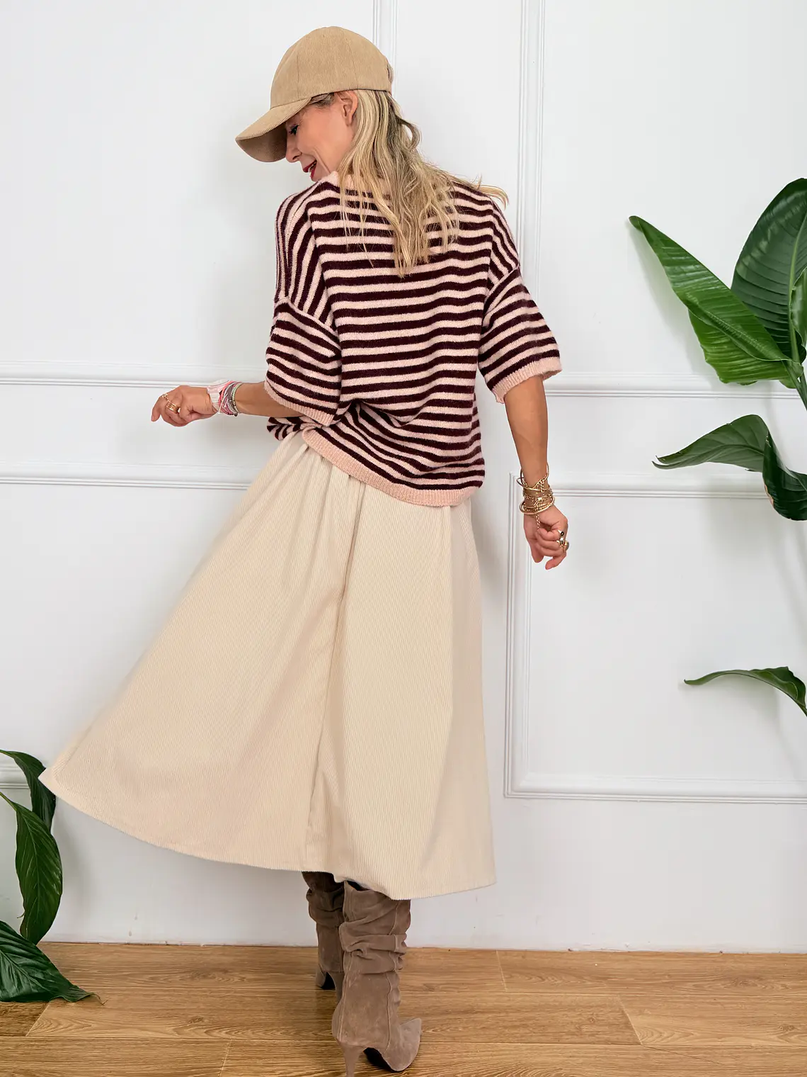 Céleste Skirt Cream 6054 3