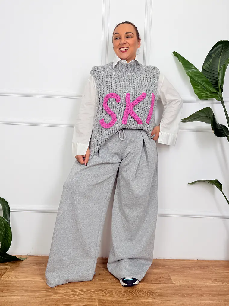 Debussy Sweater Grey YU095  2