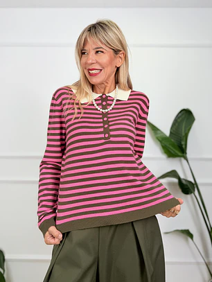Monet Blouse Hot Rose 7365 