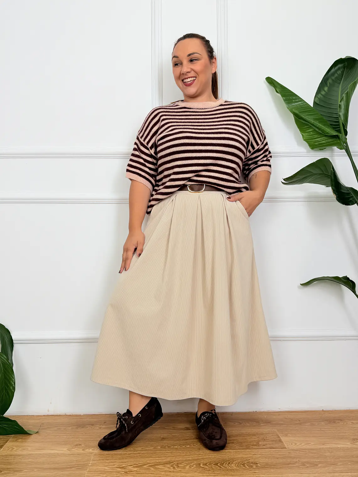 Céleste Skirt Cream 6054 2