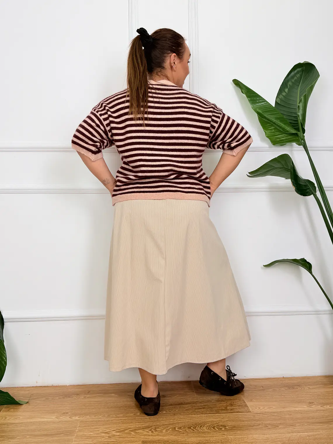 Céleste Skirt Cream 6054 4