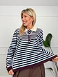 Monet Blouse Blue 7365 - thumbnail 1