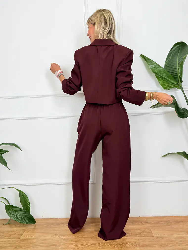 Cannes Suit Burgundy 3794 2