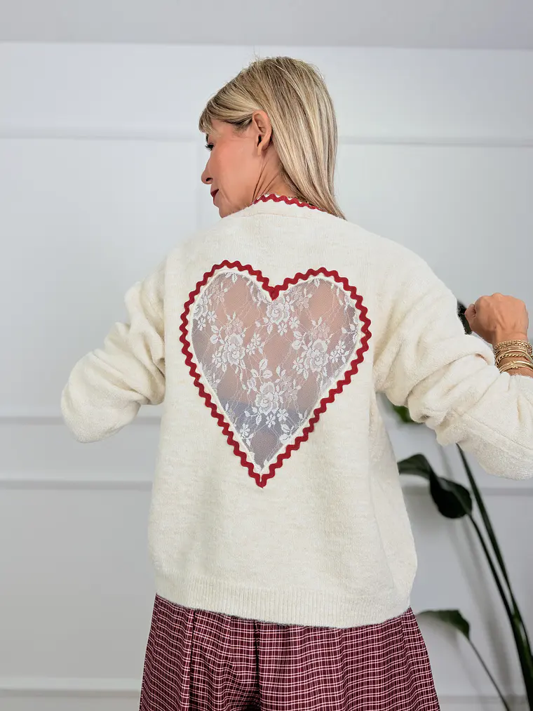 Lafayette Cardigan Ivory 7341 2