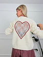 Lafayette Cardigan Ivory 7341 - thumbnail 2