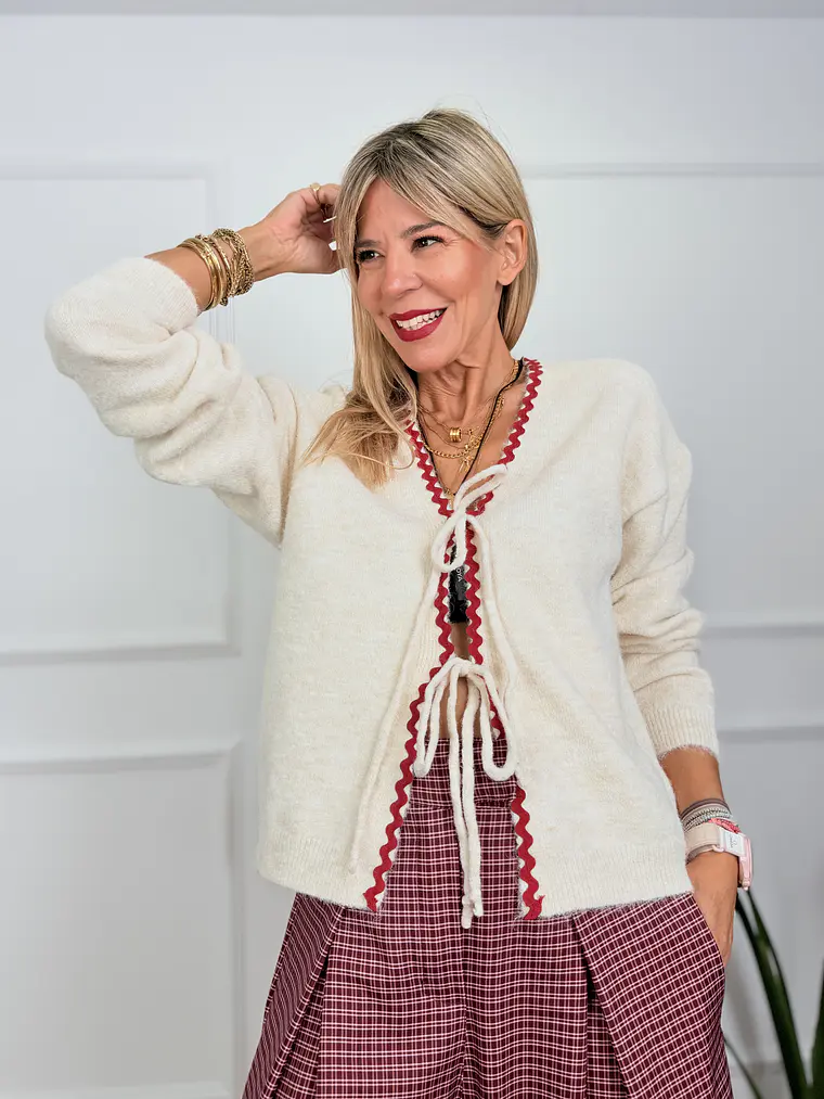 Lafayette Cardigan Ivory 7341 1