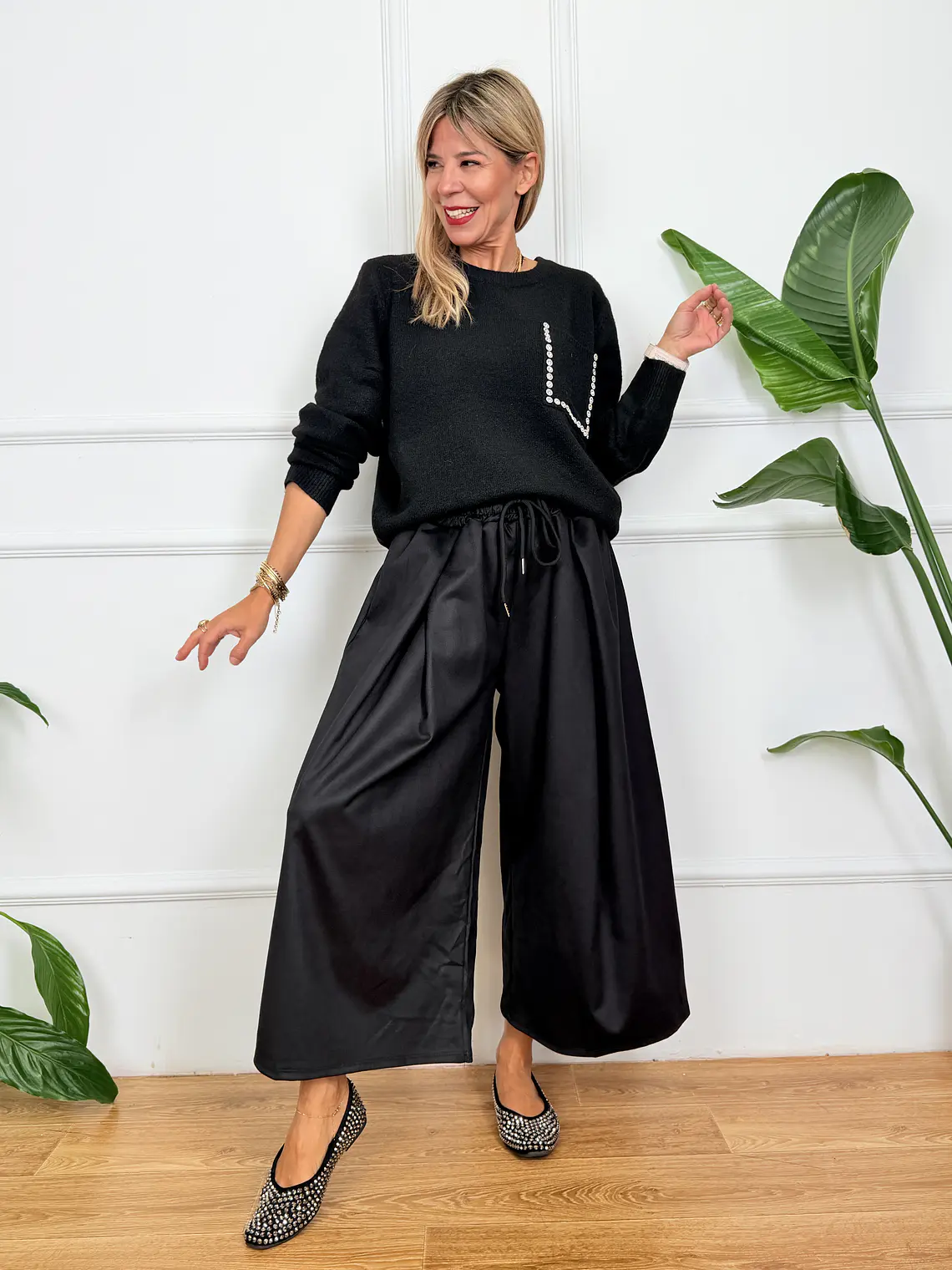 Balbina Sweater Black 88238   2