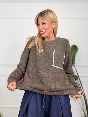 Balbina Sweater Coffe 88238 