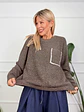 Balbina Sweater Coffe 88238  - thumbnail 1