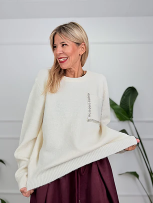 Balbina Sweater Ivory 88238