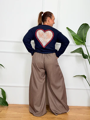 Lafayette Cardigan Blue 7341 