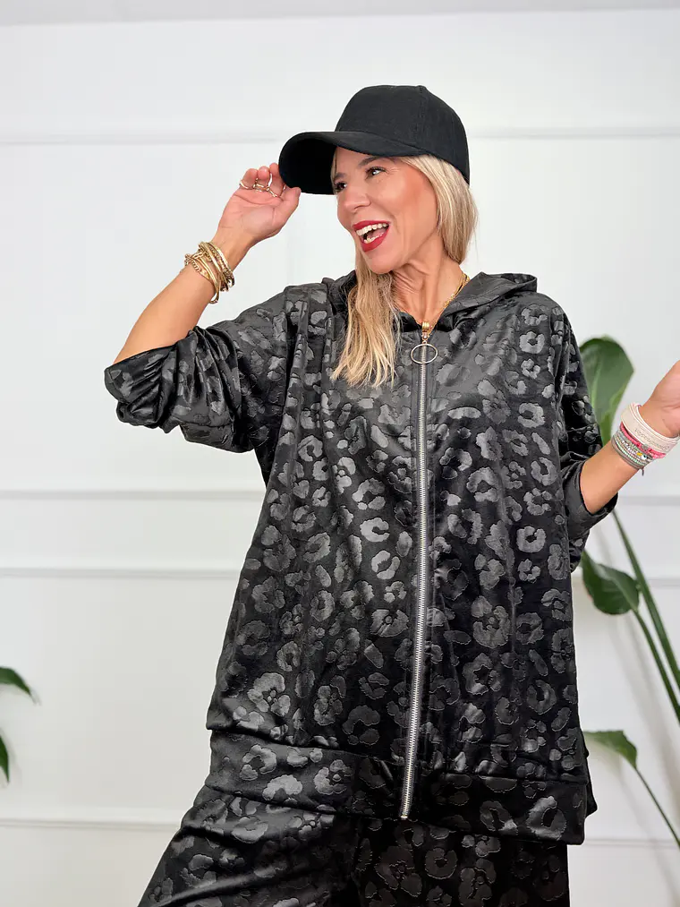 Varenna Velour Set Black 3090  3