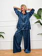 Varenna Velour Set Dark Teal 3090  - thumbnail 1