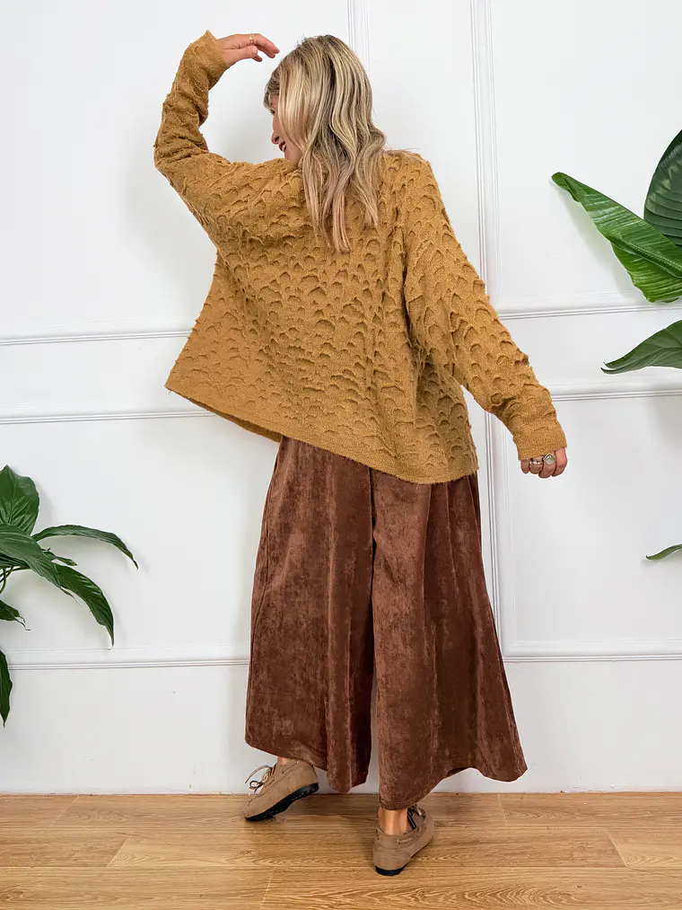 Edinburgh Sweater Mustard 1471  5