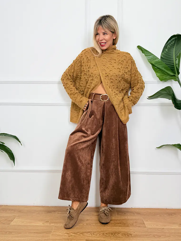 Edinburgh Sweater Mustard 1471  3