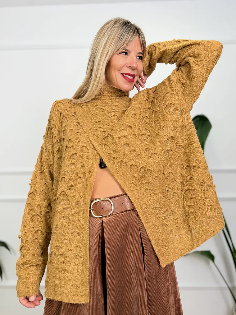 Edinburgh Sweater Mustard 1471  1