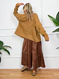 Thierry Corduroy Zip Cullot Camel 27926 - thumbnail 3