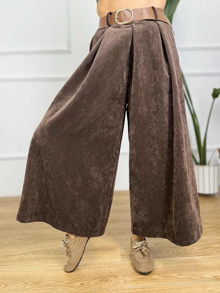 Thierry Corduroy Zip Cullot Choco 27926 5