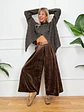 Thierry Corduroy Zip Cullot Choco 27926 - thumbnail 1