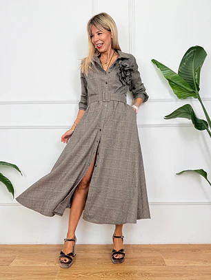 Wyatt Dress Grey 4085