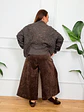 Thierry Corduroy Zip Cullot Choco 27926 - thumbnail 4