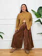 Thierry Corduroy Zip Cullot Camel 27926 - thumbnail 2