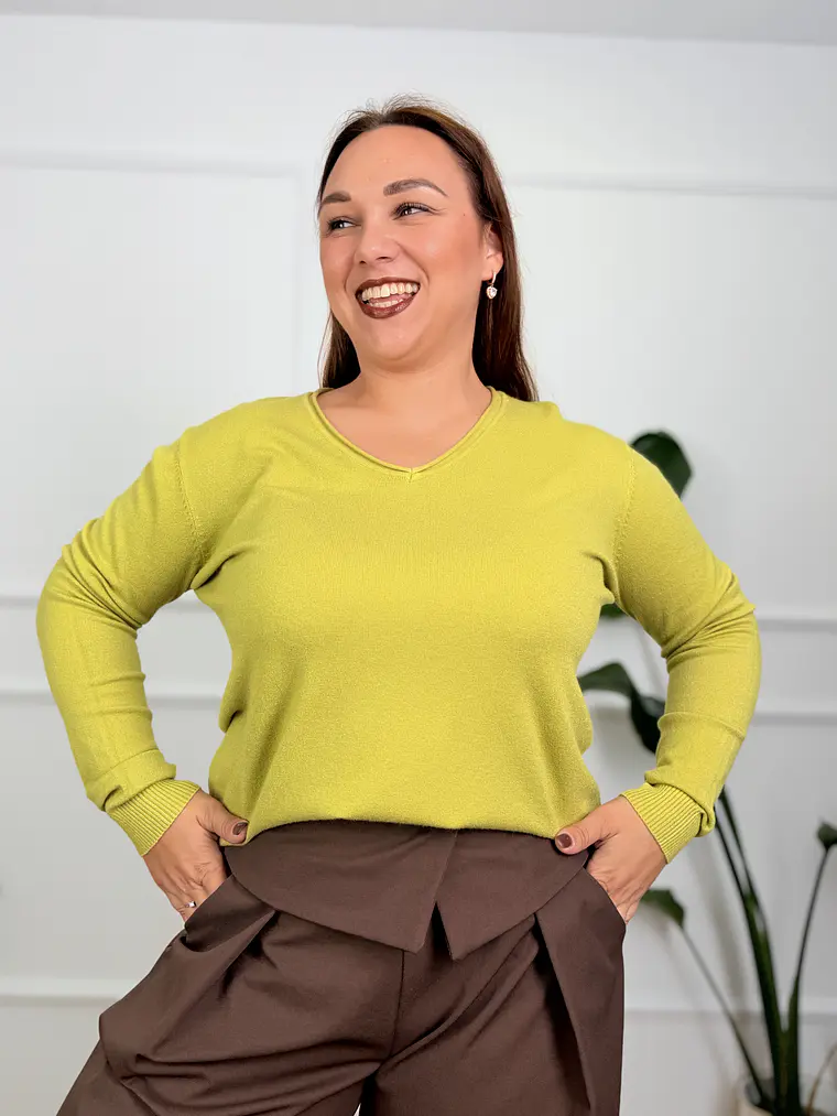 Lourmarin Blouse Lime 1110    1