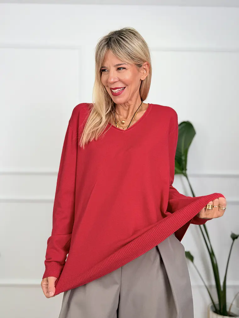 Lourmarin Blouse Red 1110   1