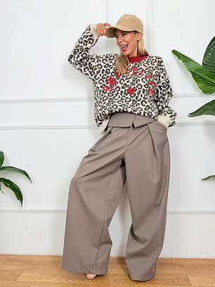 Hannah Leo Sweater Ivory  25006