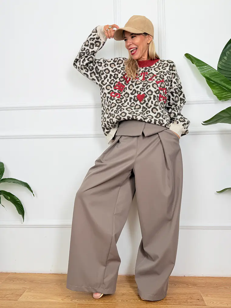 Hannah Leo Sweater Ivory  25006 2