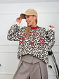 Hannah Leo Sweater Ivory  25006 - thumbnail 1