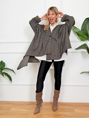 Hallstatt Cardigan Brown 53411