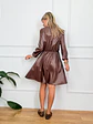 Tropea Leather Dress Brown 56723 - thumbnail 3