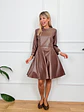 Tropea Leather Dress Brown 56723 - thumbnail 1