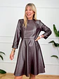 Tropea Leather Dress Plum 56723 - thumbnail 4